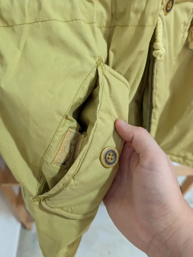 Parka Vintage Mostaza Talla L