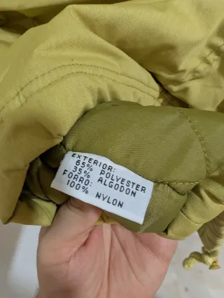 Parka Vintage Mostaza Talla L