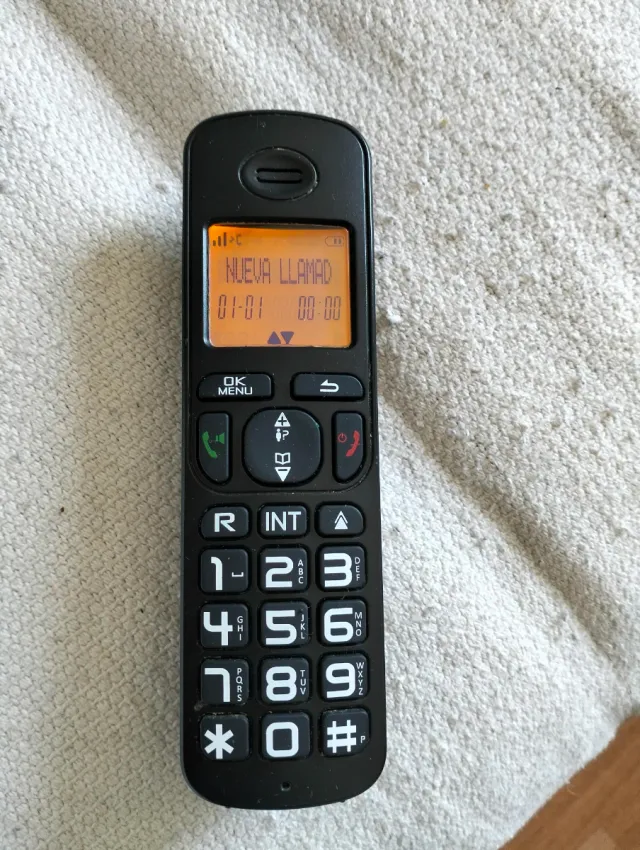 Teléfono fijo inalámbrico INVES negro