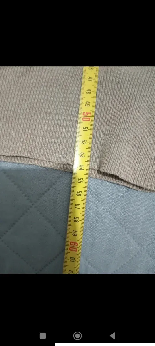 Pullover manica corta collo dolcevita beige