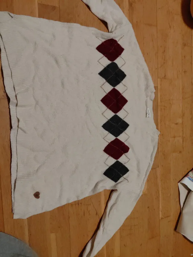 Jersey Brownie Rombo Beige