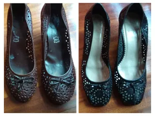 ZAPATOS 38 TACÓN BAJO tacones zuecos botas botines