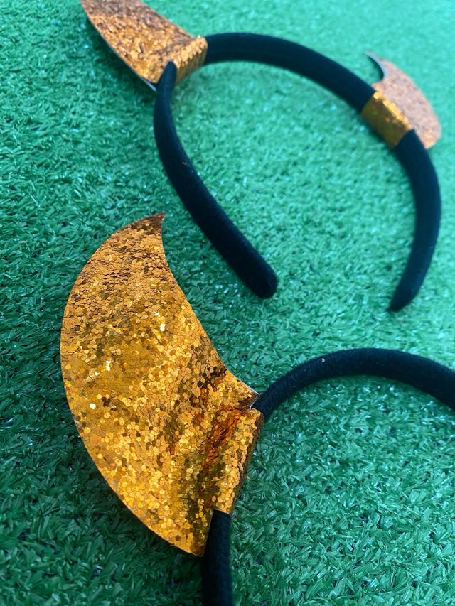 Lote 2 Diademas cuernos Brillantes Disfraz