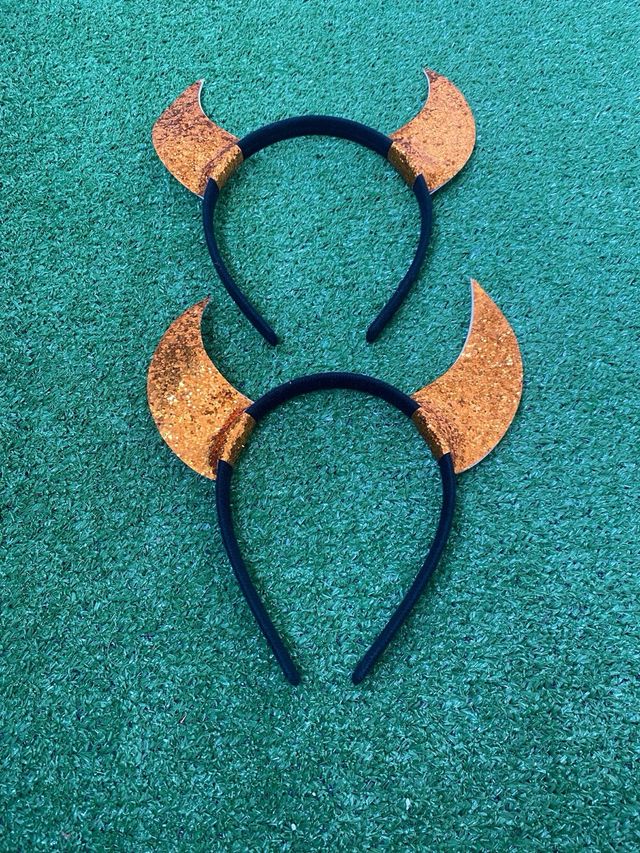 Lote 2 Diademas cuernos Brillantes Disfraz