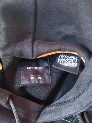 Sudadera Naruto Talla M Niño Negra