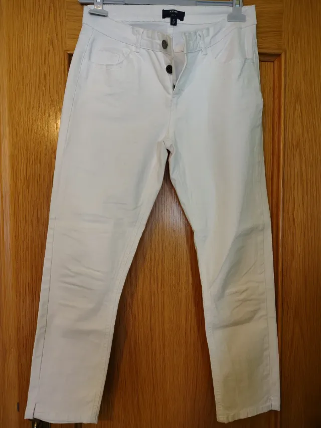 Pantalón Kiabi blanco