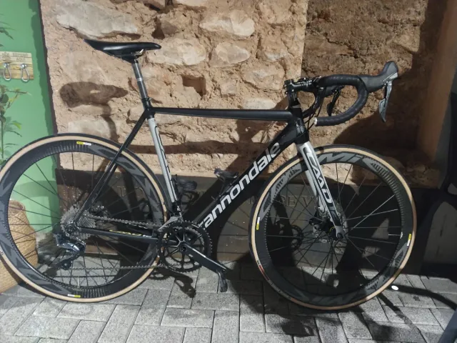 Bicicleta Cannondale Negra talla 54 /L