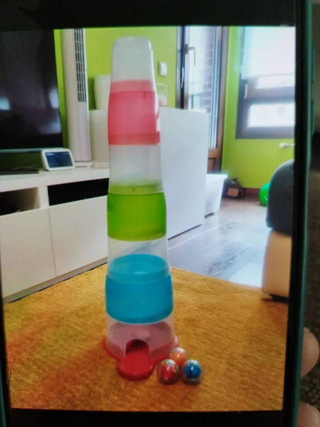 Juego apilable con 3 bolas