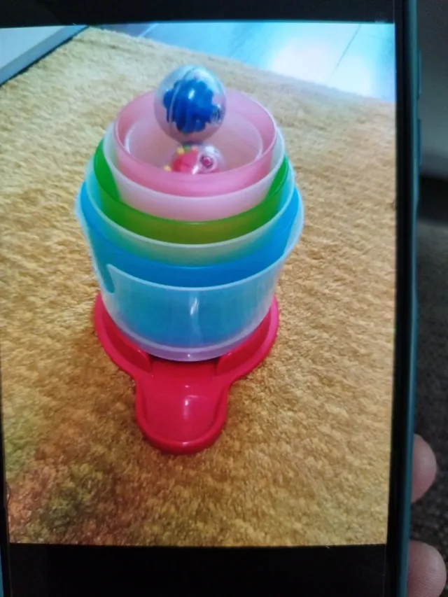 Juego apilable con 3 bolas