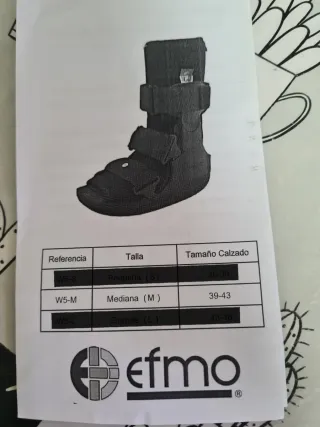 Bota Ortopédica unisex Talla Media 39-43