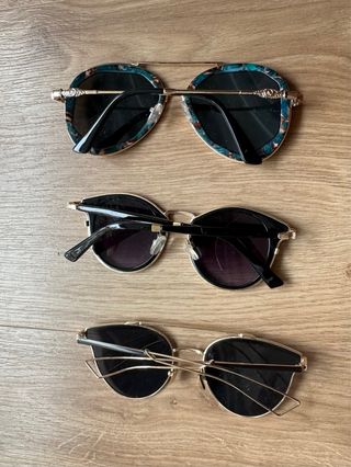 Conjunto de 3 gafas de sol