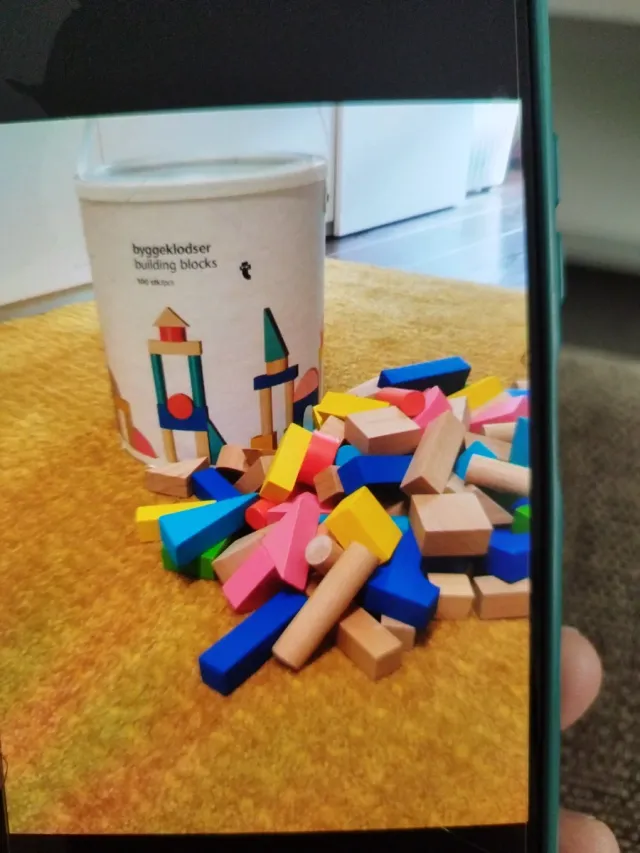 Juego de construcción de madera