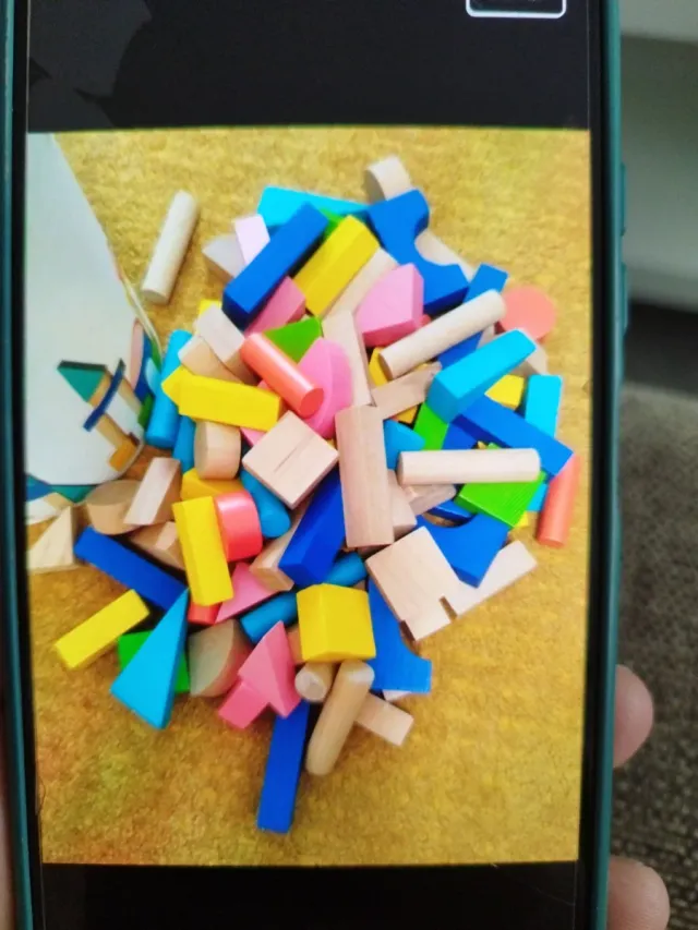 Juego de construcción de madera