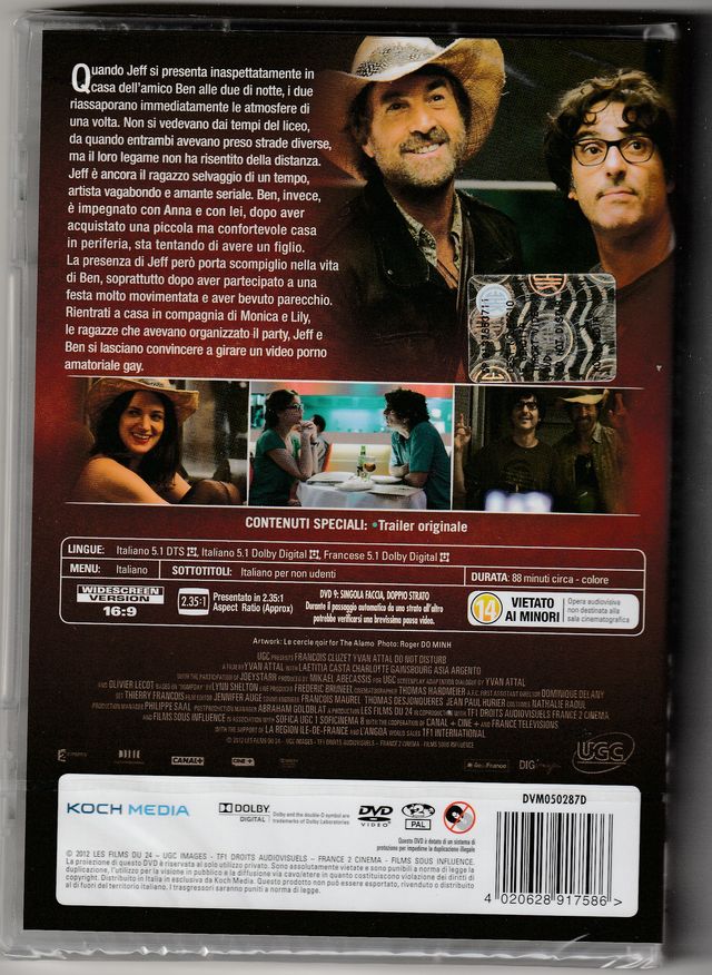 DVD Do Not Disturb Nuovo Laetitia Casta Asia Argen