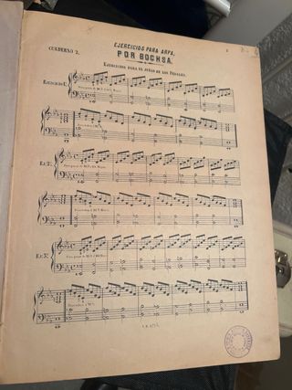 Ejercicios para Arpa - Boscha - Libro 1 y 2