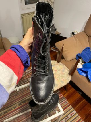 Botas Geox negras con cordones