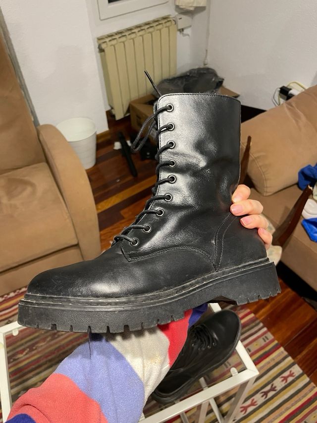 Botas Geox negras con cordones