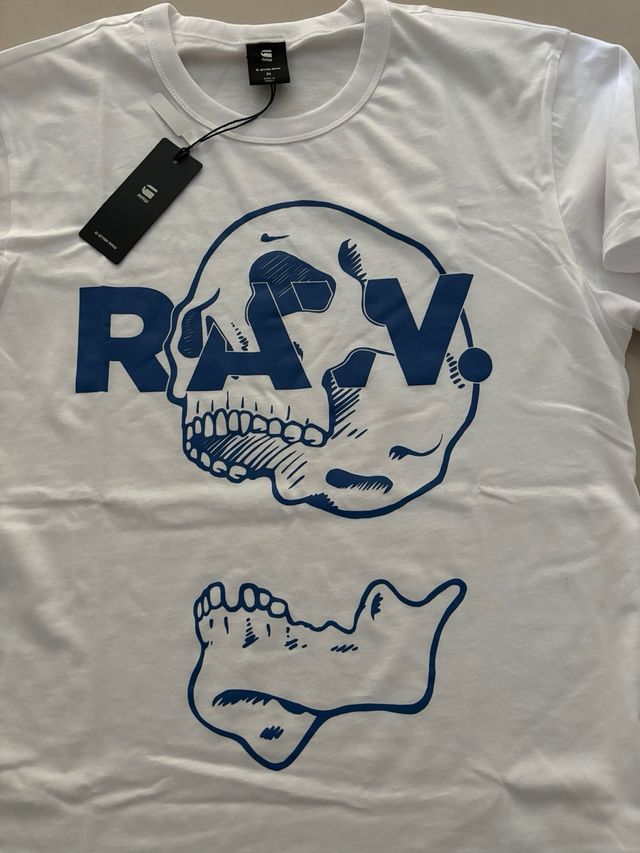 Camiseta G-Star RAW Talla M Calavera