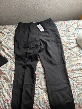 Pantalón de traje  negro talla 44
