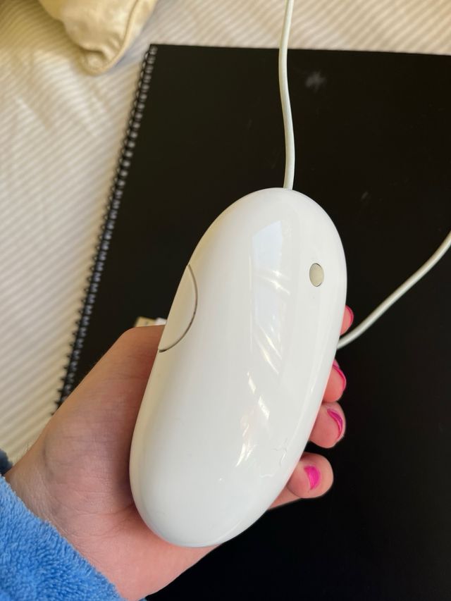 Ratón Apple Blanco con Cable USB