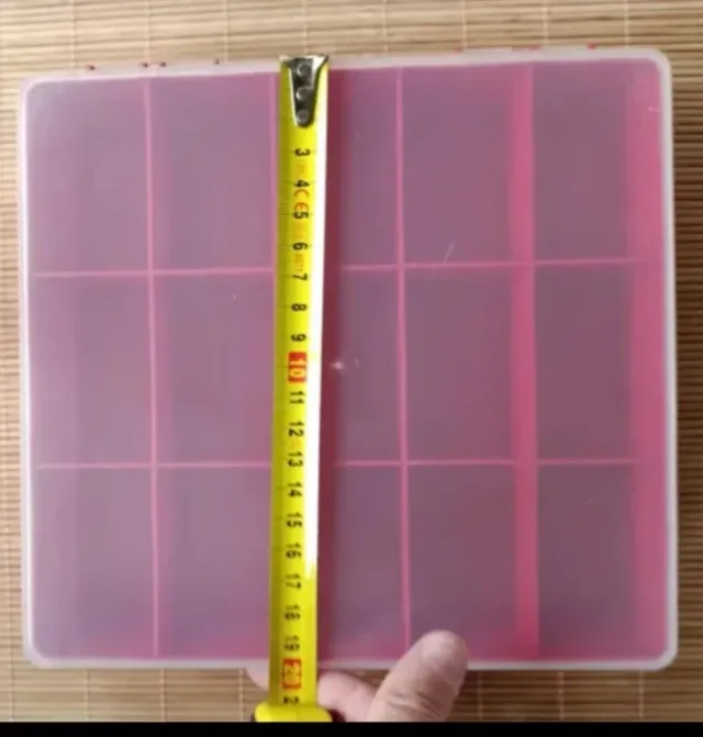 Pack 10 Cajas Plástico Rígido Tapa