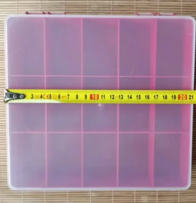 Pack 10 Cajas Plástico Rígido Tapa