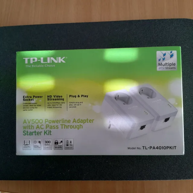 Adaptador PLC TP-LINK AV500 Kit TL-PA4010PKIT