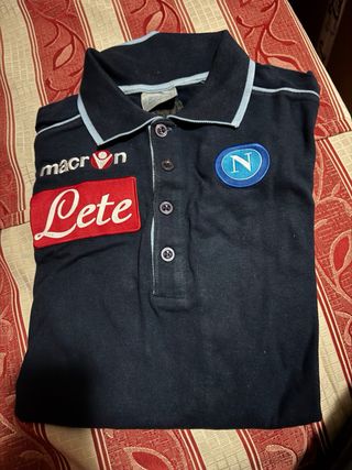 Polo SSC Napoli Macron manica lunga