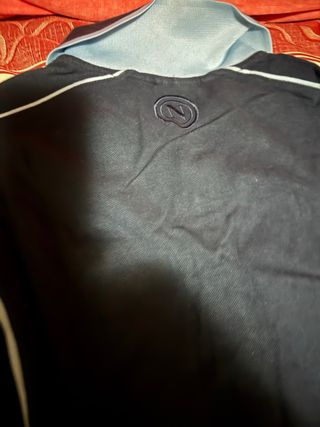 Polo SSC Napoli Macron manica lunga