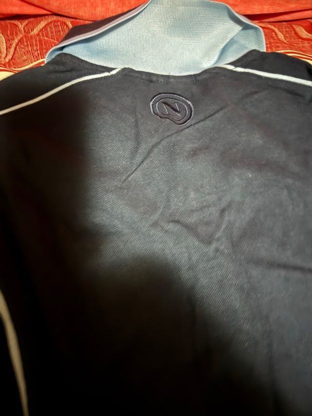 Polo SSC Napoli Macron manica lunga