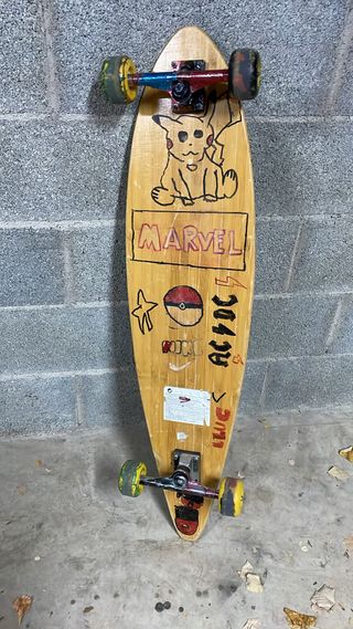 Longboard skate negro