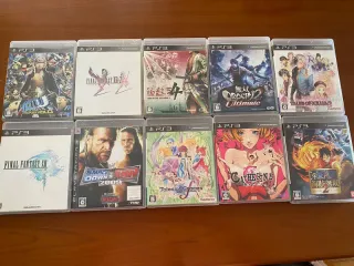 Lote 10 juegos PS3 Japoneses