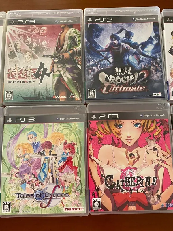 Lote 10 juegos PS3 Japoneses