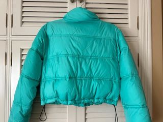 Cazadora bomber acolchada Pull&Bear verde menta