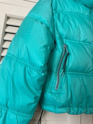 Cazadora bomber acolchada Pull&Bear verde menta