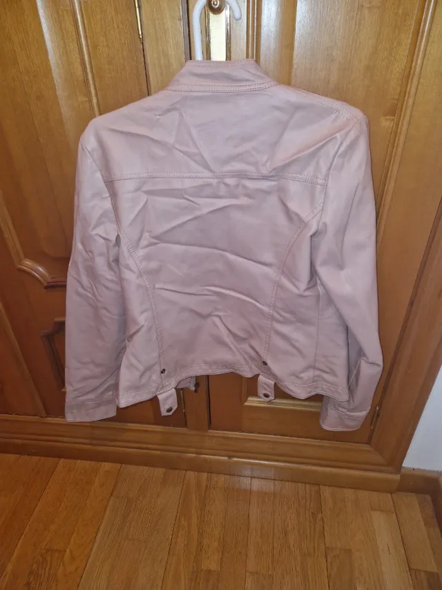 Chaqueta polipiel rosa Millenium Basic