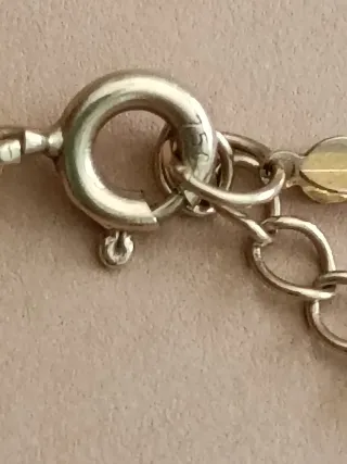 CADENA ORO BLANCO AMARILLO 18 KILATES CON RELIEVE