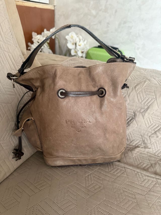 Borsa Prada Pelle Marrone