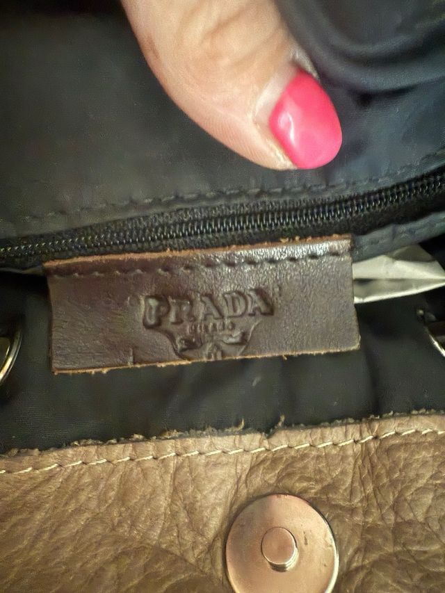 Borsa Prada Pelle Marrone