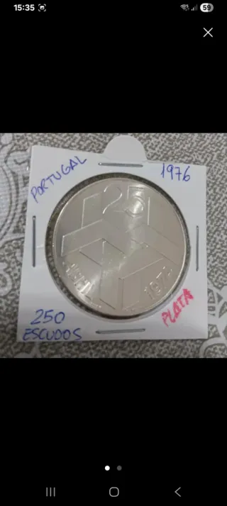 20 Monete Portogallo, 1 in argento.