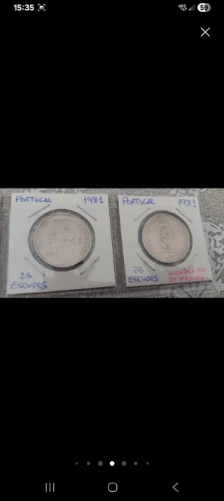 20 Monete Portogallo, 1 in argento.