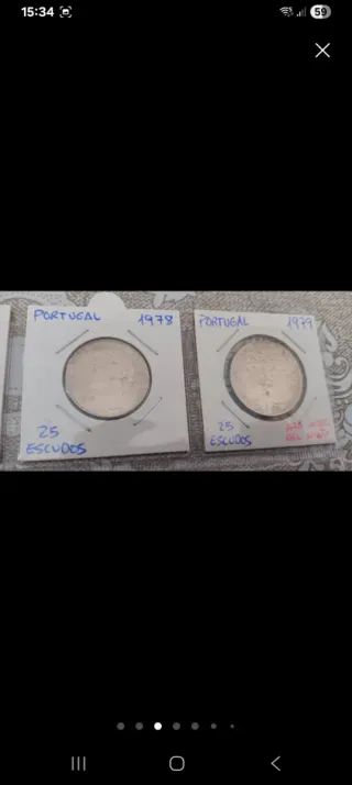 20 Monete Portogallo, 1 in argento.