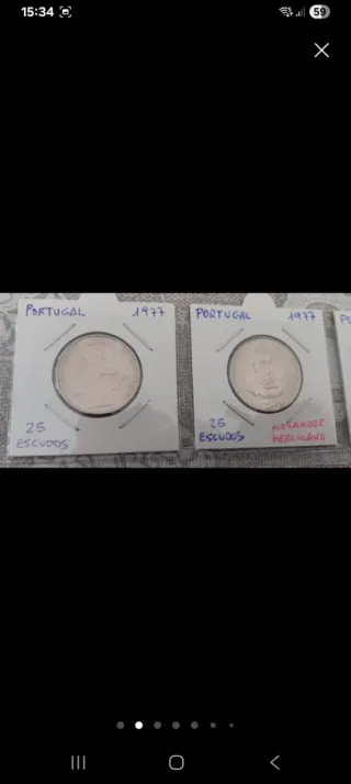 20 Monete Portogallo, 1 in argento.