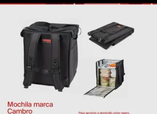 Mochila Cambro Negra Trabajo