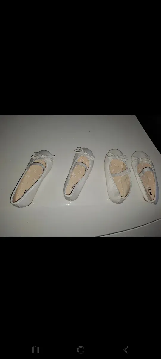 Bailarinas blancas talla 26 sin estrenar