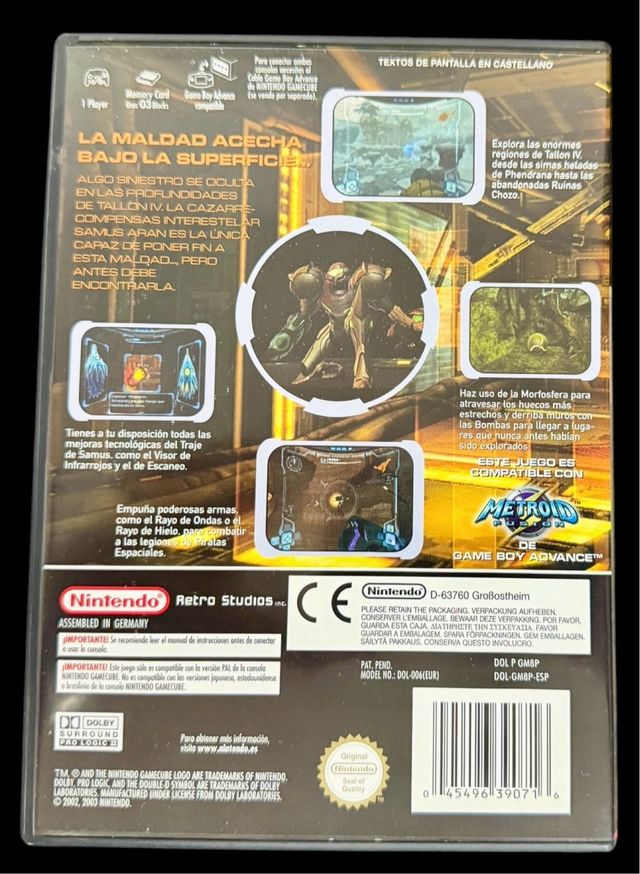 Metroid Prime PAL España GameCube