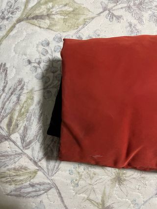 Chaquetón de plumas rojo