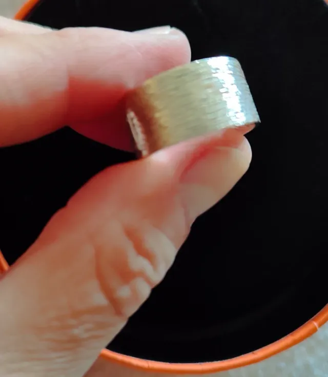 Anillo Tous Oso Negro Plata