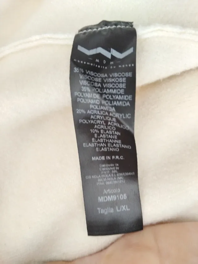 Maglione beige Mademoiselle Du Monde