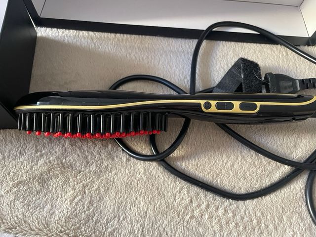 Cepillo Alisador AsaVea Negro y Rosa